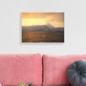 ノルウェーの冬海岸 キャンバスプリント (インサイチュ (リビング))