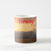 ノルウェーの冬海岸 コーヒーマグカップ (中央)