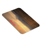 ノルウェーの冬海岸 マグネット (右側)