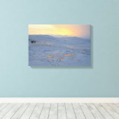 ノルウェーの冬 キャンバスプリント (インサイチュ (ウッドフロア))