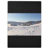 ノルウェーの冬 クリップボード (裏面)