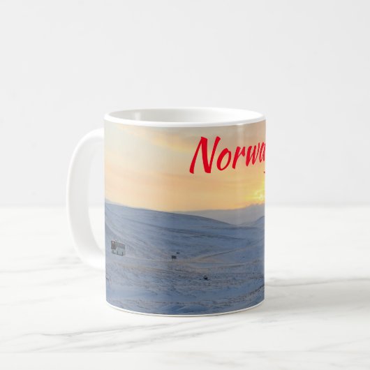 ノルウェーの冬 コーヒーマグカップ (正面左)