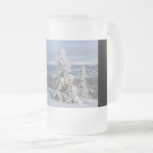 ノルウェーの冬 フロストグラスビールジョッキ (正面右)