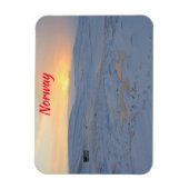 ノルウェーの冬 マグネット (縦)