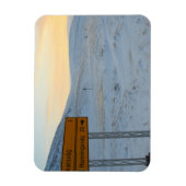 ノルウェーの冬 マグネット (縦)