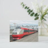 ノルウェーの列車がオスロSに到着 ポストカード (スタンド正面)