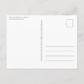 ノルウェーの北光 ポストカード (裏面)