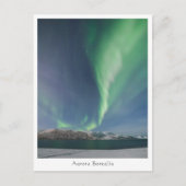 ノルウェーの北光 ポストカード (正面)