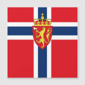 ノルウェーの国旗に掲げられたノルウェーの軍服（ノルウェー） (正面)