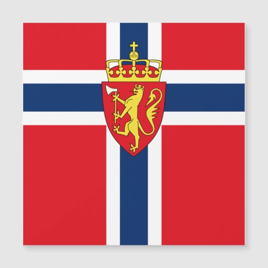 ノルウェーの国旗に掲げられたノルウェーの軍服（ノルウェー） (正面)