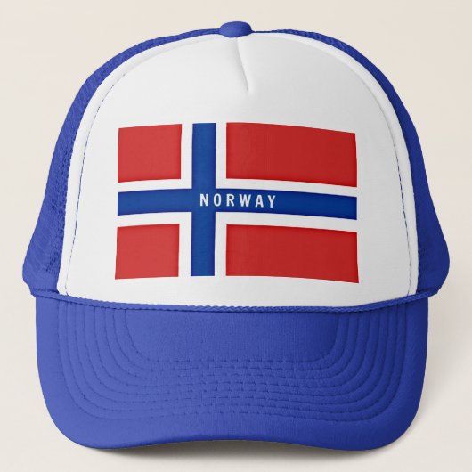 ノルウェーの国旗 キャップ (正面)