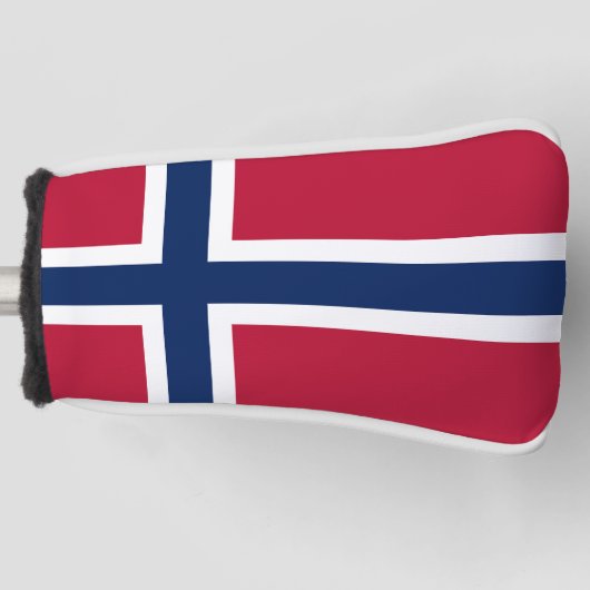 ノルウェーの国旗 ゴルフヘッドカバー (正面)