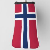 ノルウェーの国旗 ゴルフヘッドカバー (回転90)