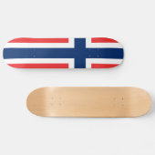 ノルウェーの国旗 スケートボード (横)