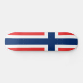 ノルウェーの国旗 スケートボード (横)