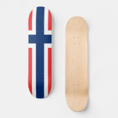 ノルウェーの国旗 スケートボード (正面)