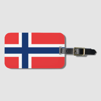 ノルウェーの国旗 ラゲッジタグ