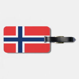 ノルウェーの国旗 ラゲッジタグ