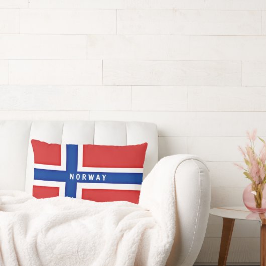 ノルウェーの国旗 ランバークッション (ソファ)