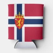 ノルウェーの国旗/国章 缶クーラー (正面)