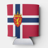 ノルウェーの国旗/国章 缶クーラー (裏面)