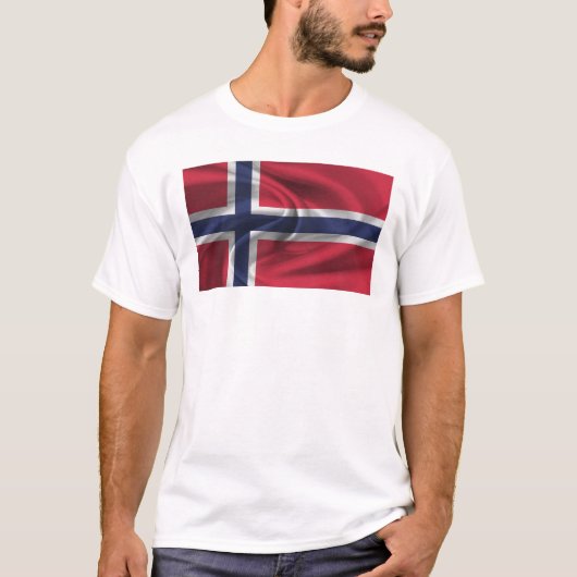 ノルウェーの国旗 Tシャツ (正面)