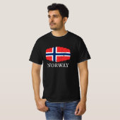 ノルウェーの国旗 Tシャツ (正面フル)