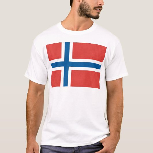 ノルウェーの国旗 Tシャツ (正面)