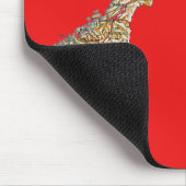 ノルウェーの地図のマウスパッド マウスパッド (コーナー)