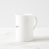 ノルウェーの地図 – コンパスバラ ボーンチャイナマグカップ (正面右)