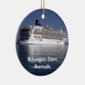 ノルウェーの夜明け、ノルウェーの夜明け、バミューダ セラミックオーナメント (右)