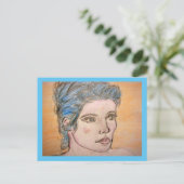 ノルウェーの少女 ポストカード (スタンド正面)