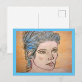 ノルウェーの少女 ポストカード (正面/裏面)