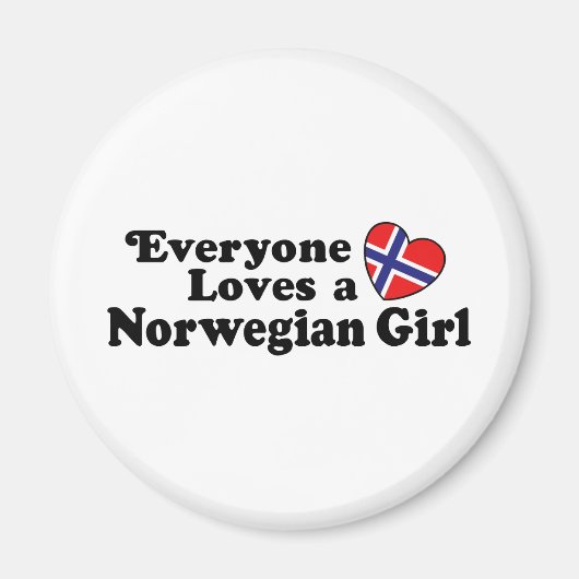 ノルウェーの少女 マグネット (正面)
