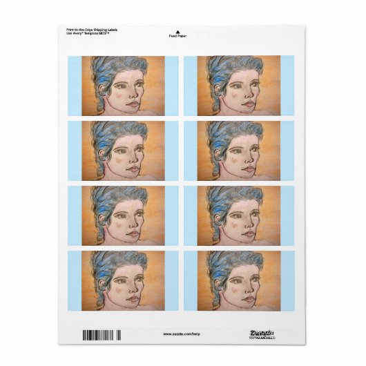 ノルウェーの少女 ラベル (フルシート)