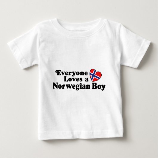 ノルウェーの少年 ベビーTシャツ (正面)