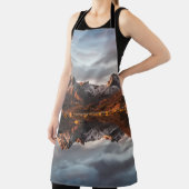 ノルウェーの山々の風景の写真 エプロン (インサイチュ)