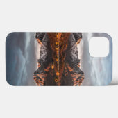 ノルウェーの山々の風景の写真 Case-Mate iPhoneケース (裏面 (横))