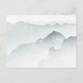 ノルウェーの山々 ポストカード (正面)