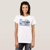 ノルウェーの山の反射 Tシャツ (正面フル)