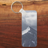 ノルウェーの山の風景の写真 キーホルダー (正面)