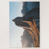 ノルウェーの山の風景の写真 ジグソーパズル (縦)