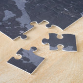 ノルウェーの山の風景の写真 ジグソーパズル (側面)