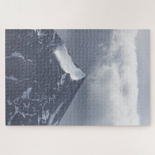 ノルウェーの山の風景の写真 ジグソーパズル (横)