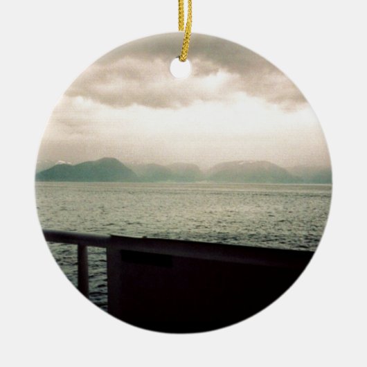 ノルウェーの巡航 セラミックオーナメント (正面)