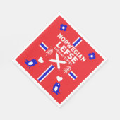 ノルウェーの左フラットブレッドエプロン スタンダードランチョンナプキン (角)