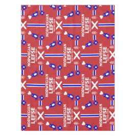 ノルウェーの左フラットブレッドエプロン テーブルクロス