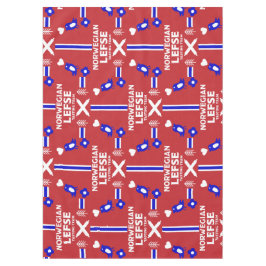 ノルウェーの左フラットブレッドエプロン テーブルクロス