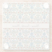 ノルウェーの庭カスタム園 ガラスコースター (裏面)