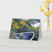 "ノルウェーの庭" カード (黄色い花)